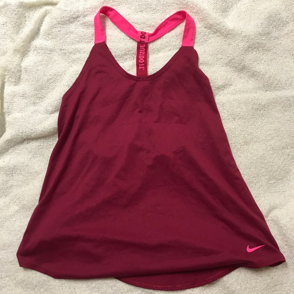 Nike workout tank open back